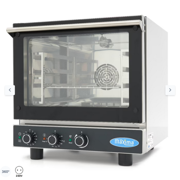  Φούρνος συνδυασμένου ατμού - Χωράει 4 x 2/3 GN δίσκους - Αναλογικός